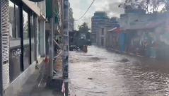 يافا: غرق أحد الشوارع بمياه الصرف الصحيّ 